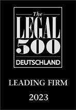 The Legal 500 Germany Legal Firm 2023