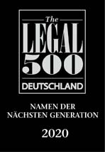 Name der nächsten Generation, Legal 500 Deutschland