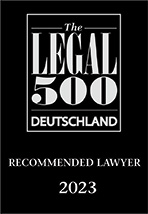 Recommended Lawyer, Legal 500 2023