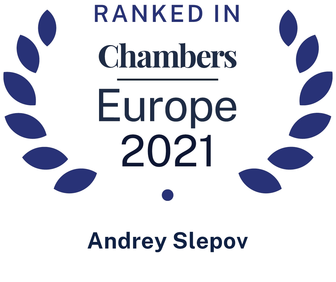 Andrey Slepov,Chambers Europe 2021