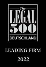 Legal 500 Germany Leading Firm 2022 Data Protection
