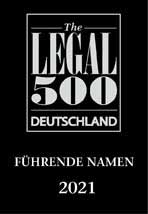 Führender Anwalt Legal 500 2021
