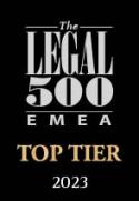 Legal 500, EMEA, Top Tier 2023