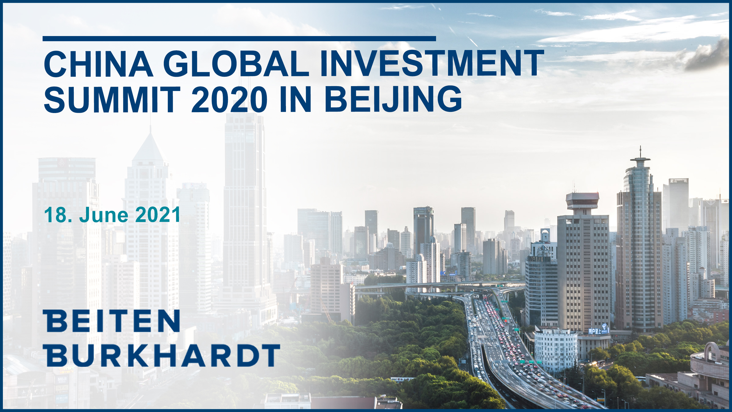 China Global Investment Summit 2020 in Beijing